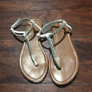 Madden Girl Crystal Sandals Size 7